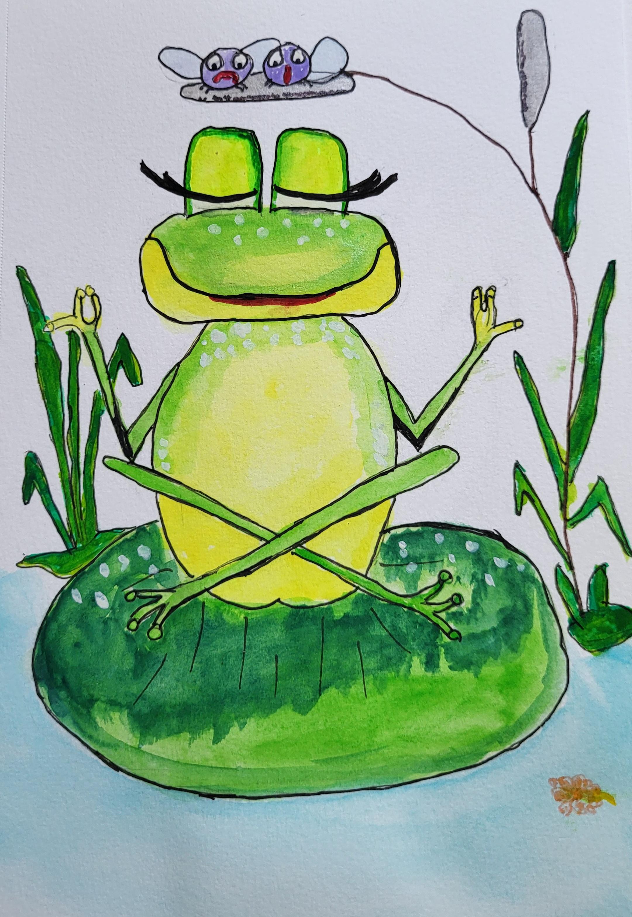 Animals - Frog Meditating - 05