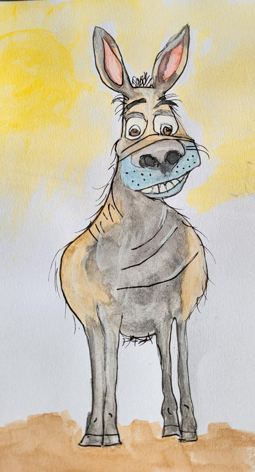 Animals - Donkey Smiling - -9